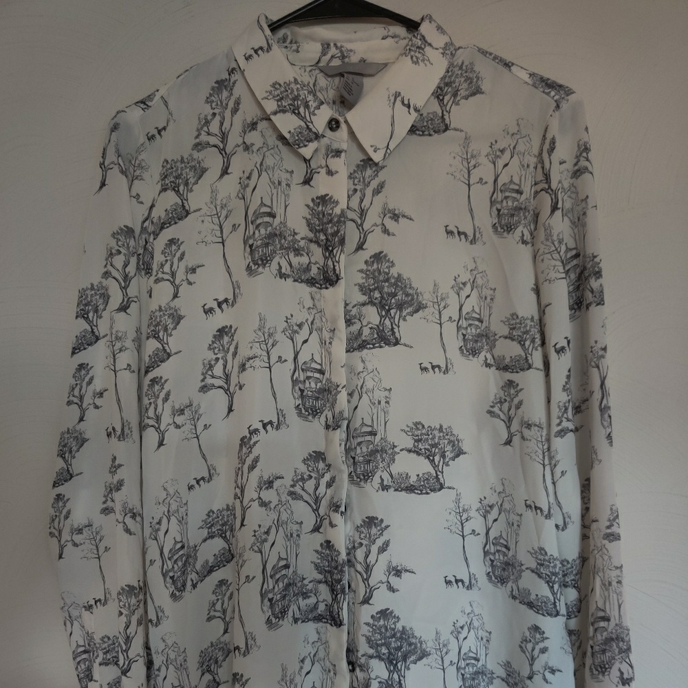 H&M patterned blouse
